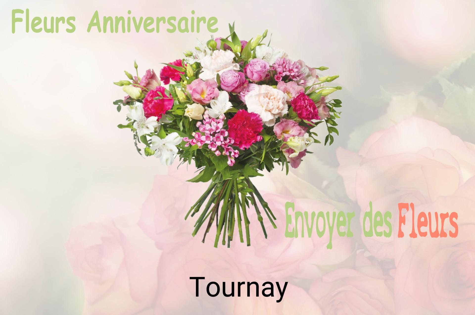 Bouquet de fleurs d’anniversaire livré à Tournay