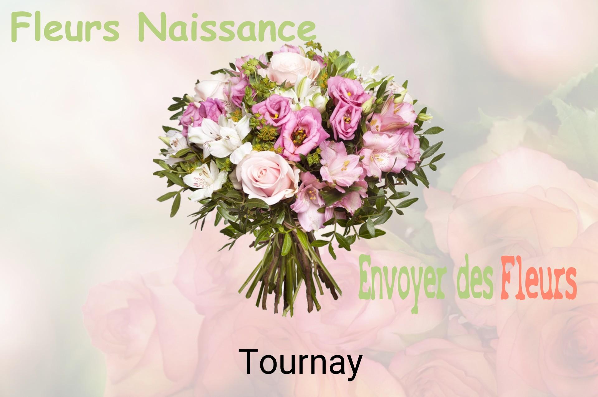Bouquet de fleurs de naissance livré à Tournay